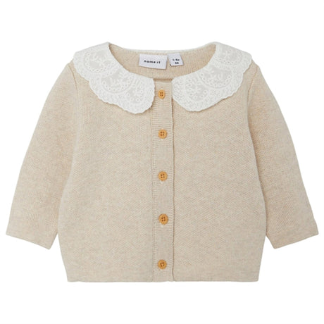 Name it Peyote Melange Famia Strikk Cardigan