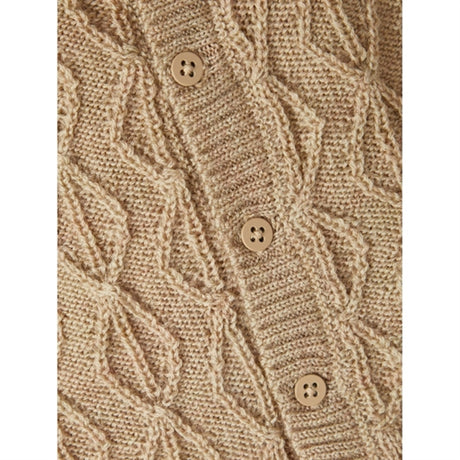 Name it White Pepper Wrilla Ull Strikk Cardigan 2