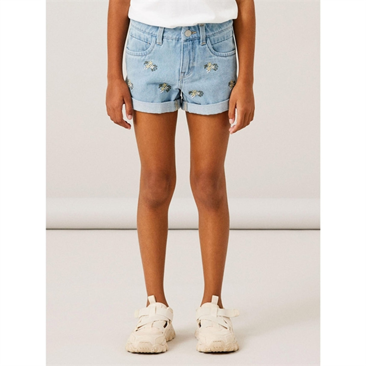 Name it Light Blue Denim Bella Denim Shorts Noos 2