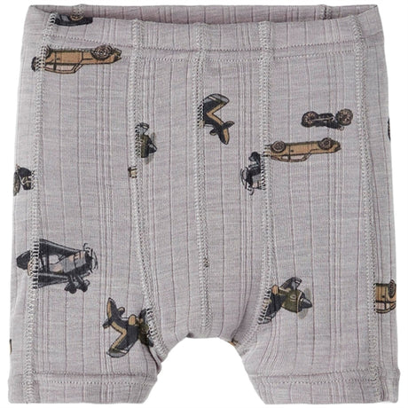 Name it Silver Filigree Wang Ull Needle Boxer Shorts AOP