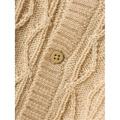 Name it White Pepper Wrilla Ull Strikk Cardigan 2