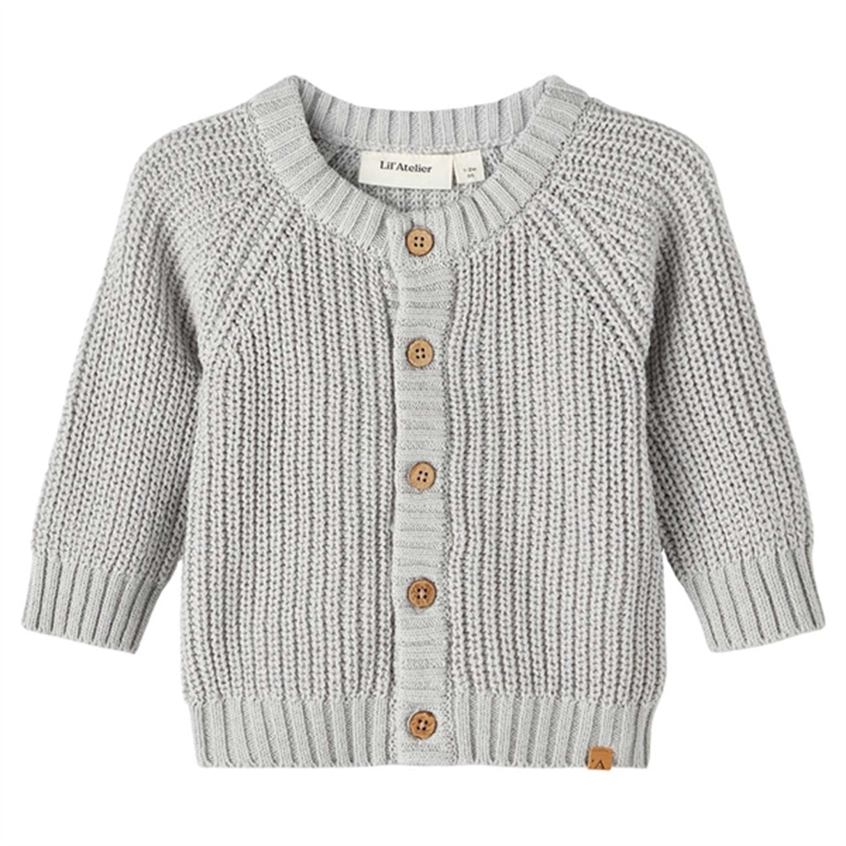 Lil'Atelier Harbor Mist Emlen Strikk Cardigan