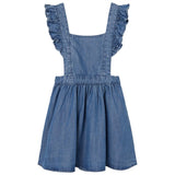 Name it Medium Blue Denim Mia Frill Denim Kjole