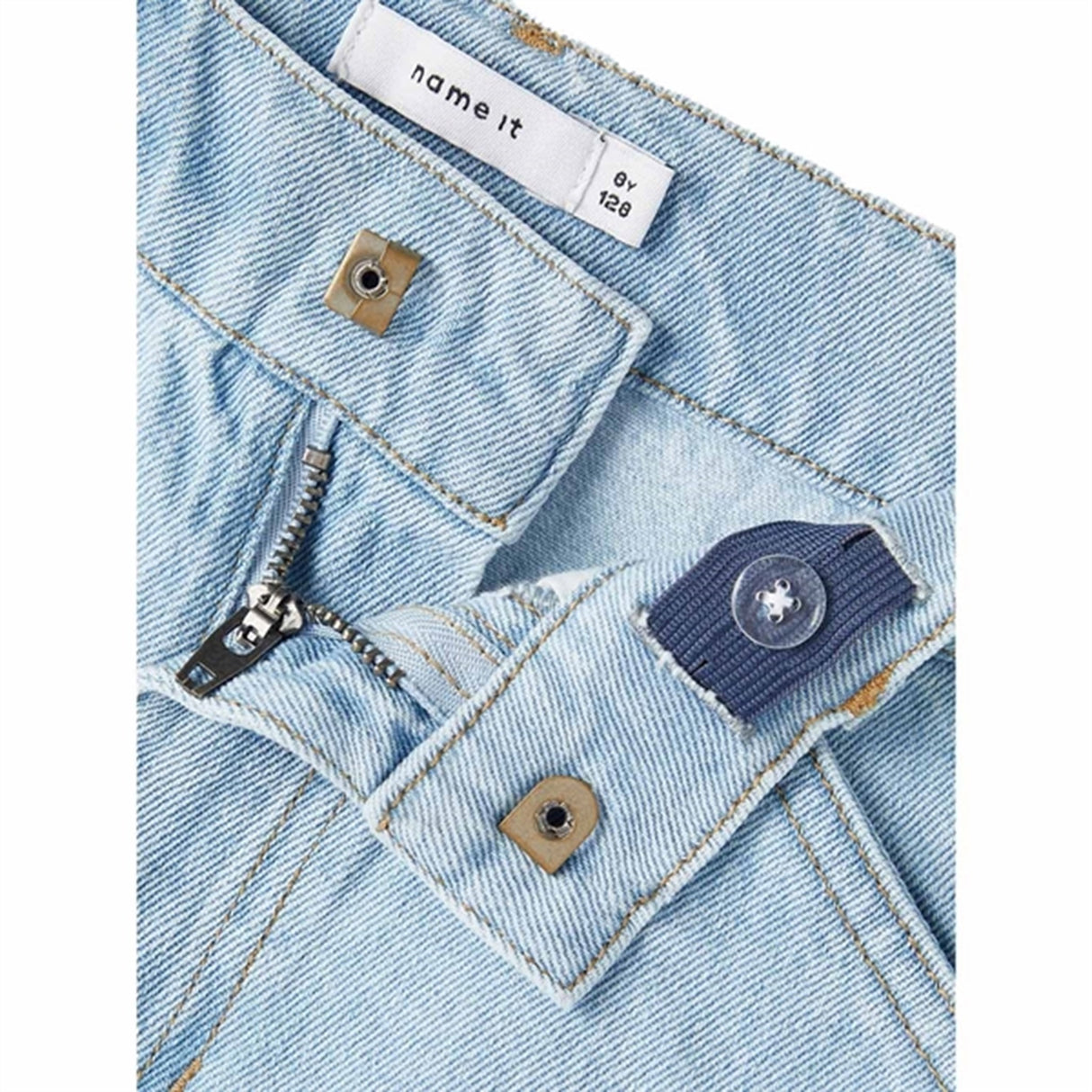 Name it Light Blue Denim Ben Straight Denim Shorts 4