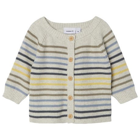 Name it Peyote Melange Hopas Strikk Cardigan