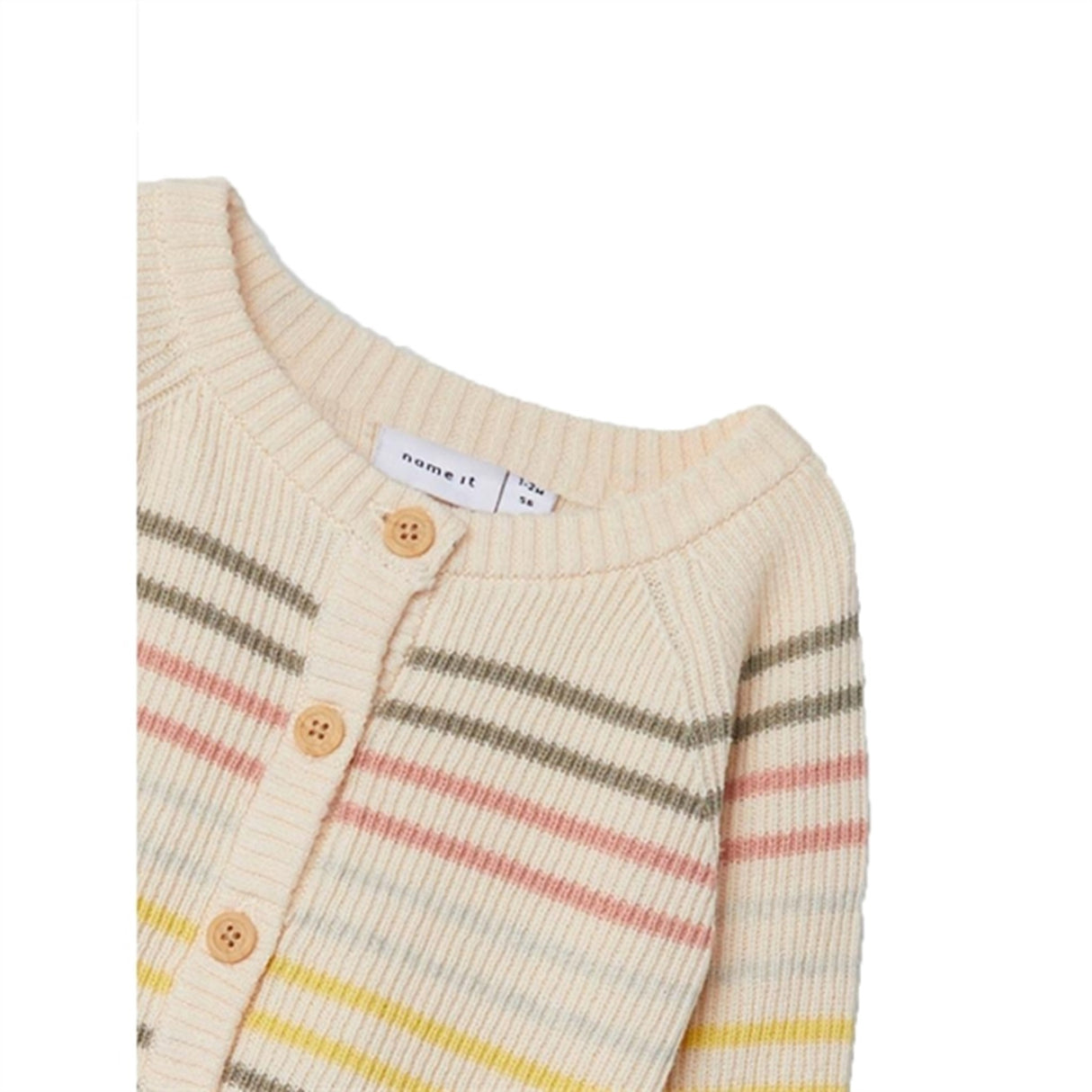 Name it Créme De Pêche Hipas Strikk Cardigan 2