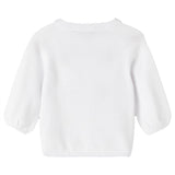 Name it Bright White Juna Strikk Cardigan 3