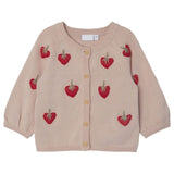 Name it Rose Smoke Juna Strikk Cardigan