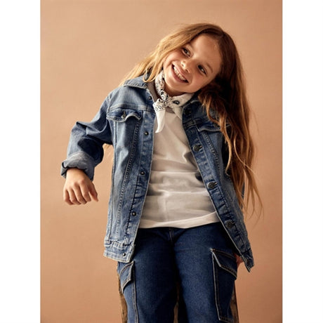 Name it Bright White Kab Slim Topp Noos