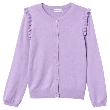 Name it Orchid Bloom Vininna Strikk Cardigan