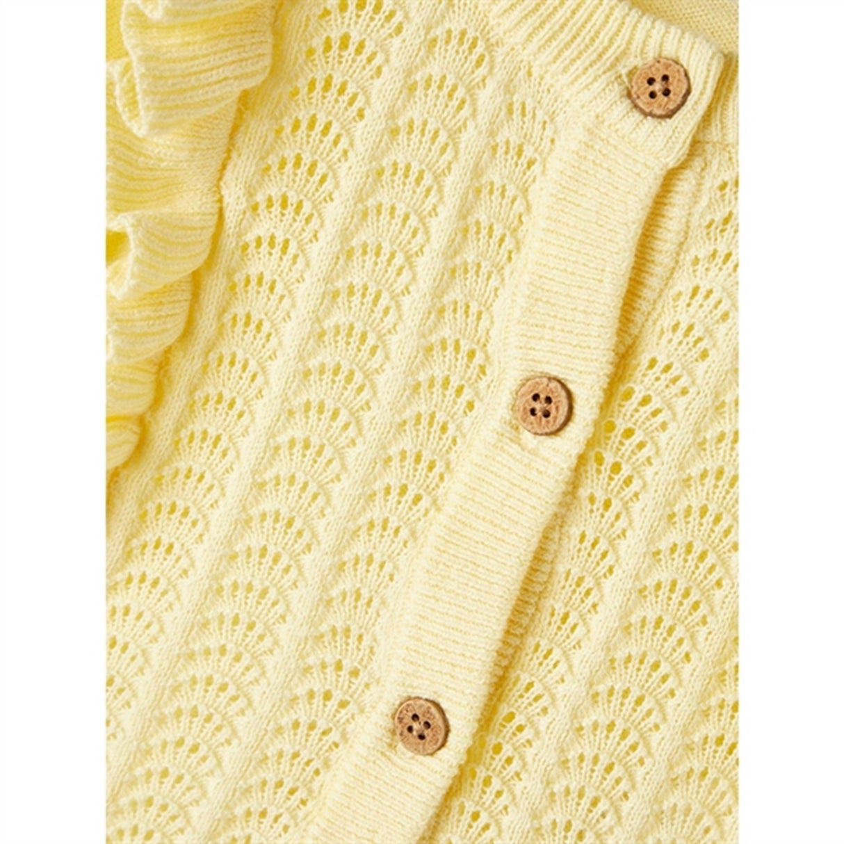 Lil'Atelier Double Cream Hija Strikk Cardigan 2