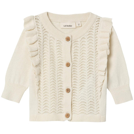 Lil'Atelier Turtledove Hija Strikk Cardigan