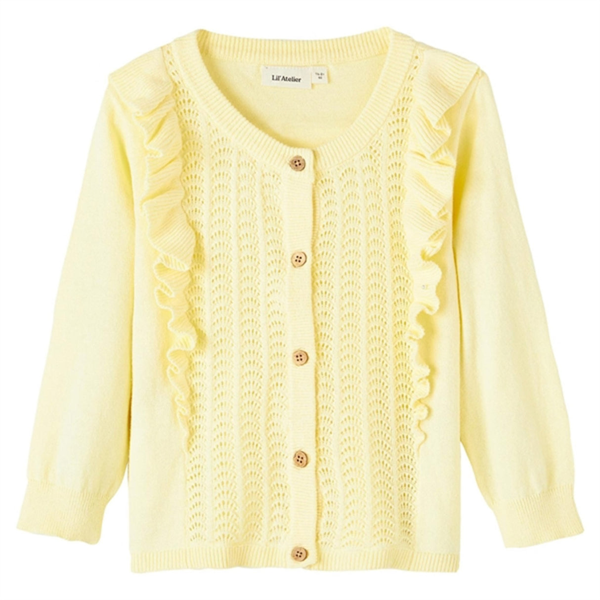 Lil'Atelier Double Cream Hija Strikk Cardigan