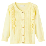 Lil'Atelier Double Cream Hija Strikk Cardigan