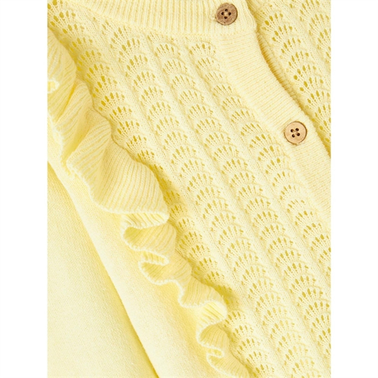 Lil'Atelier Double Cream Hija Strikk Cardigan 2