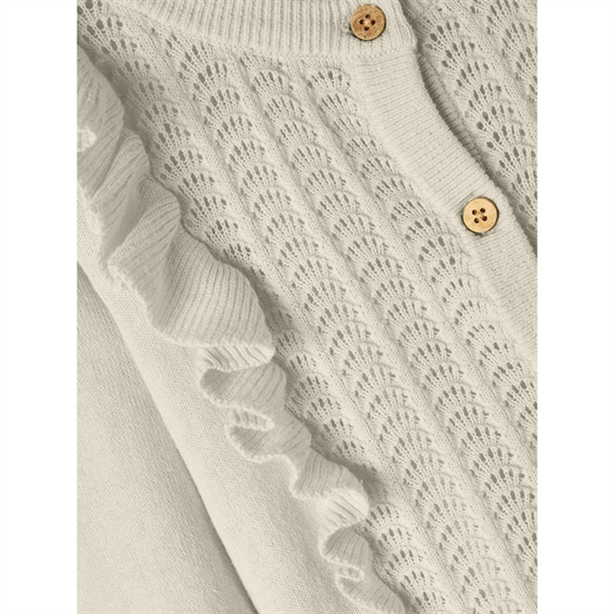 Lil'Atelier Turtledove Hija Strikk Cardigan 2