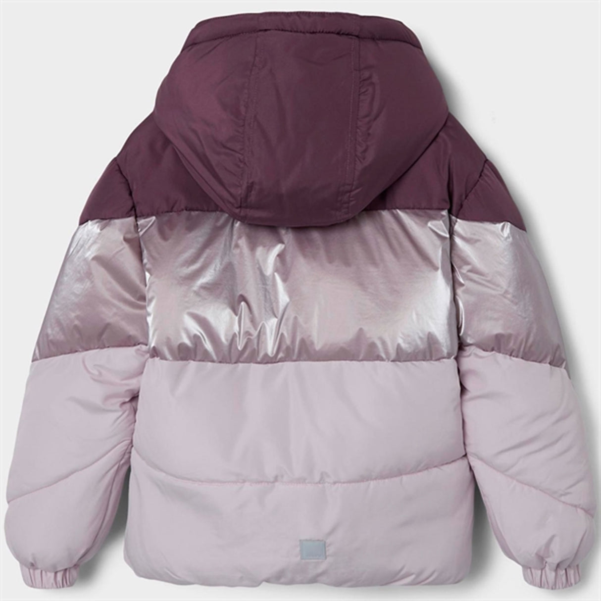 Name it Arctic Dusk Mille Puffer Jakke Block Foil Noos