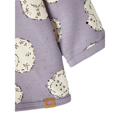 Name it Lavender Gray Kianne Collegegenser