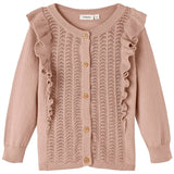 Lil'Atelier Rose Dust Lara Strikk Cardigan