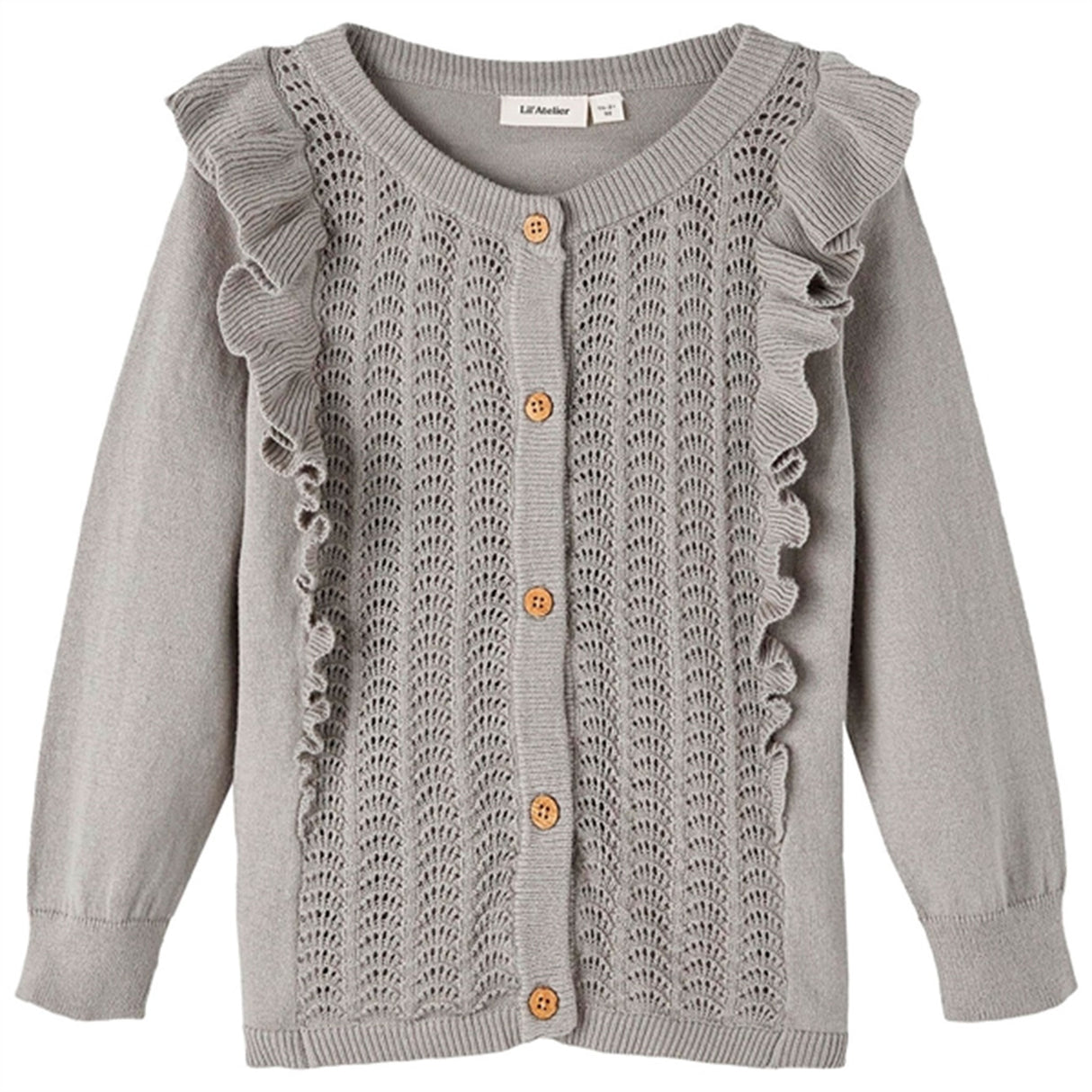 Lil'Atelier Wet Weather Lara Strikk Cardigan