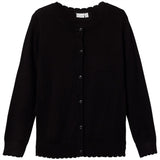 Name it Black Vamone Strikk Cardigan Noos