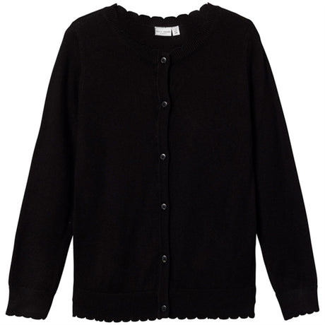 Name it Black Vamone Strikk Cardigan Noos