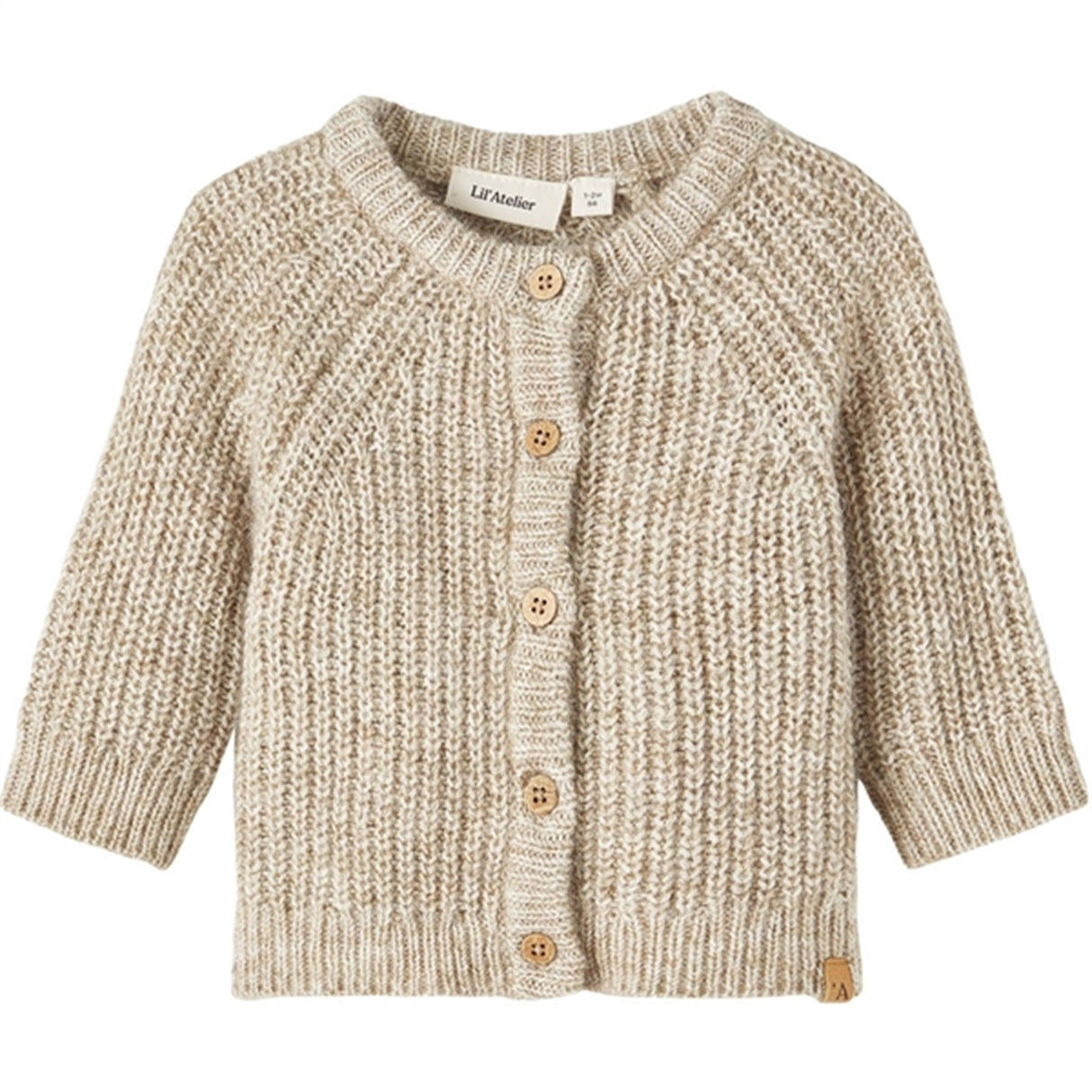 Lil'Atelier Chinchilla Omio Strikk Cardigan