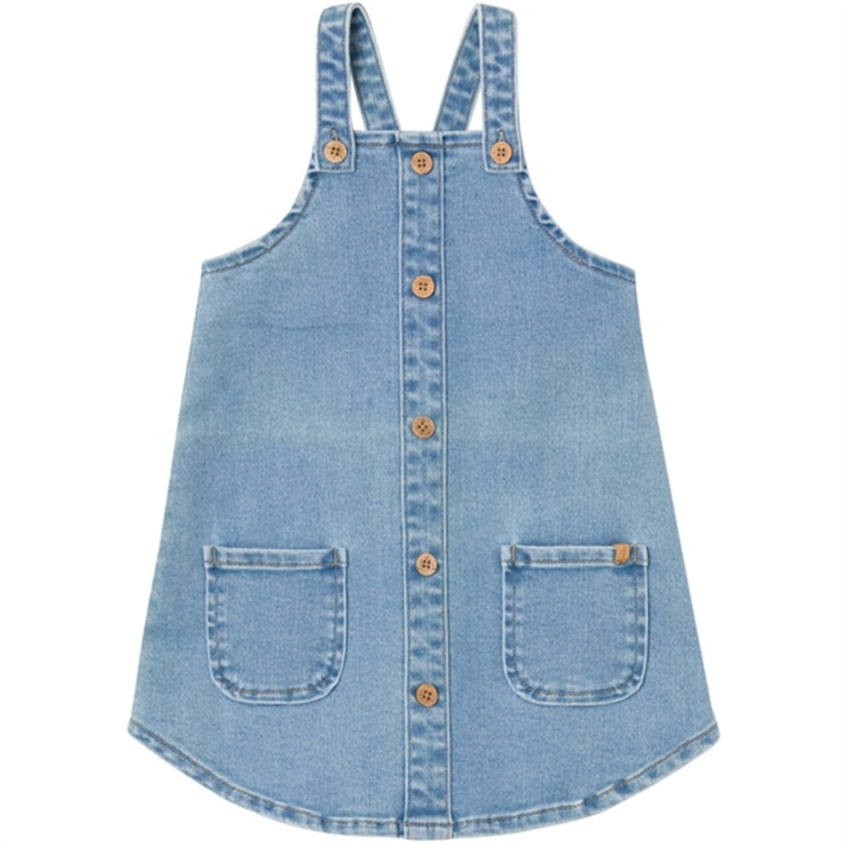 Lil'Atelier Medium Blue Denim Etems Denim Kjole