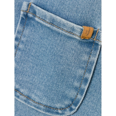 Lil'Atelier Medium Blue Denim Etems Denim Kjole