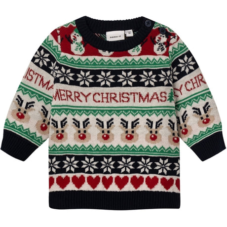 Name it Jester Red Rolalle Strikket Genser