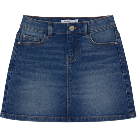 Name it Medium Blue Denim Diana Denim Skjørt Noos