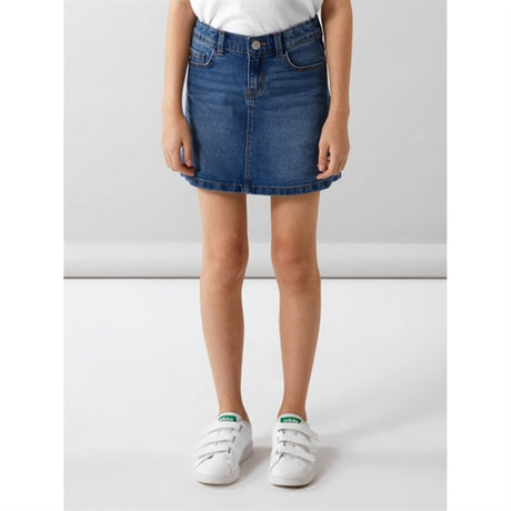 Name it Medium Blue Denim Diana Denim Skjørt Noos 2