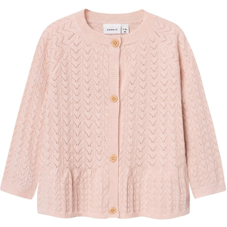 Name it Rose Smoke Remille Strikk Cardigan