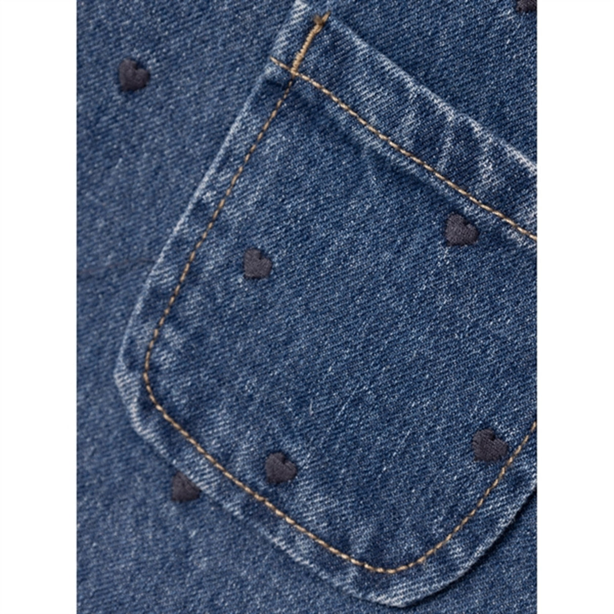 Lil'Atelier Medium Blue Denim Rey Denim Spencer Kjole 3