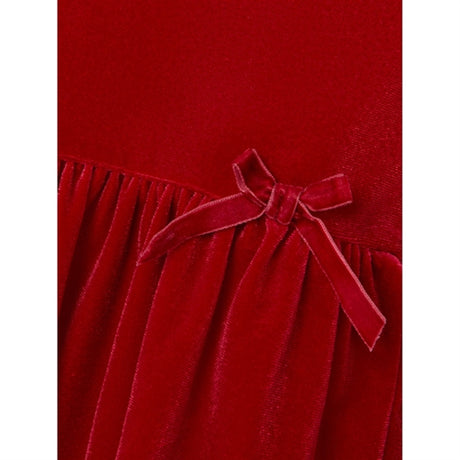 Name it Jester Red Revel Velour Kjole 2