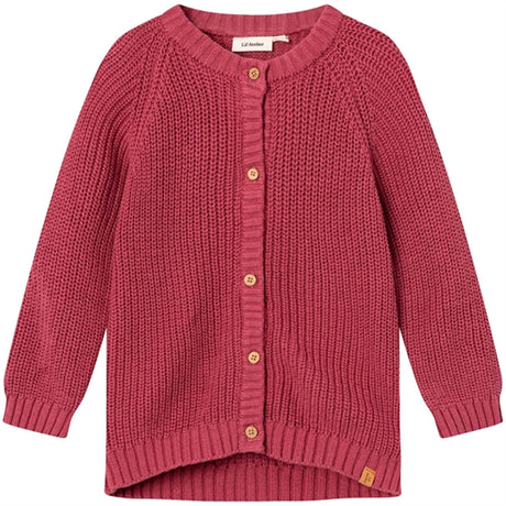 Lil'Atelier Dry Rose Emlen Strikk Cardigan