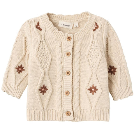 Lil'Atelier Fog Tila Strikk Cardigan