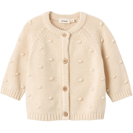 Lil'Atelier Fog Gable Strikk Cardigan