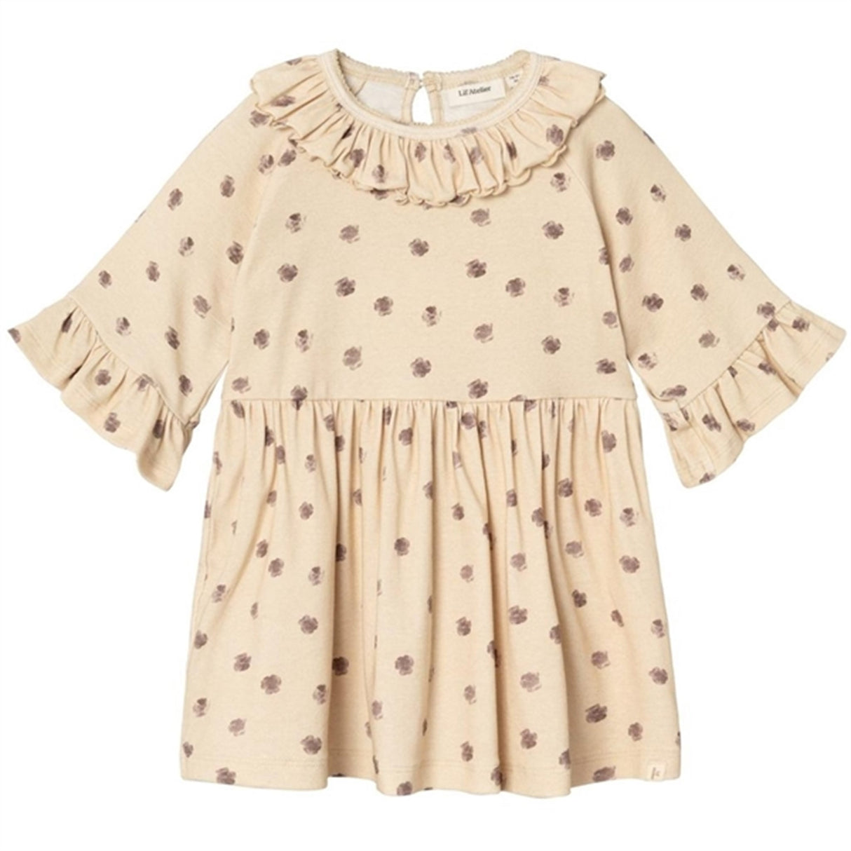 Lil'Atelier Fog Flower Gaya 3/4 Loose Kjole