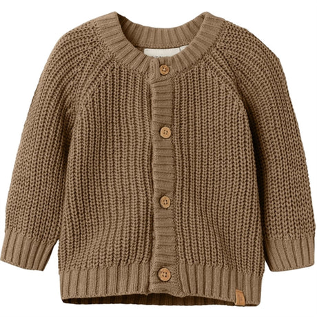 Lil'Atelier Tigers Eye Emlem Strikk Cardigan