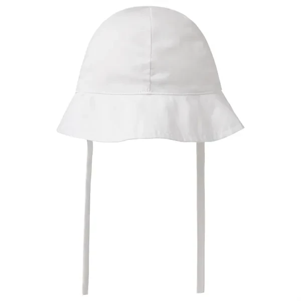 Name it Bright White Zilu IV Solhatt med Øreklaffer