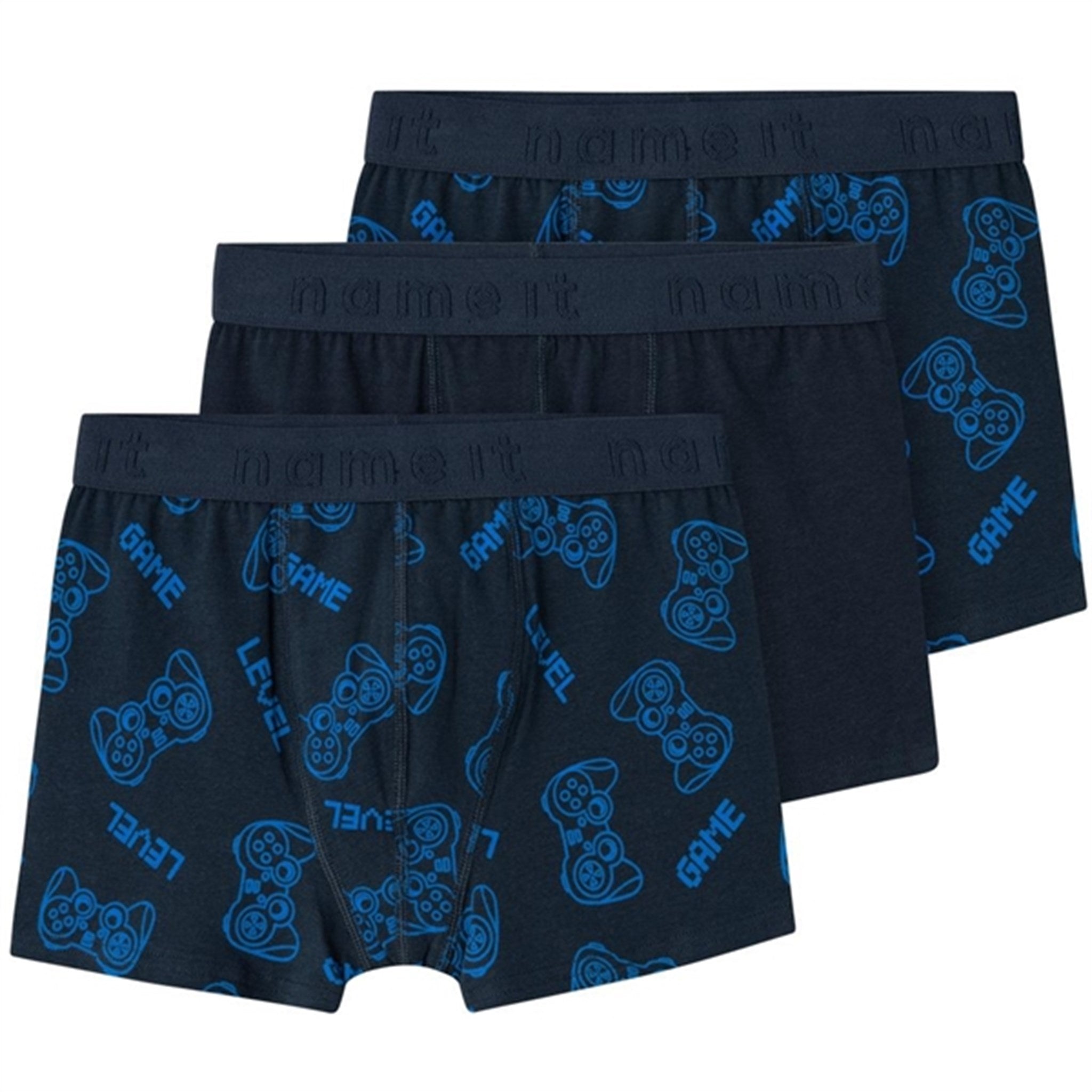 Name it Dark Sapphire Gamer Bokser shorts 3-pakning Noos