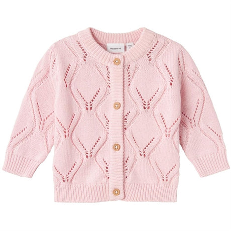 Name it Parfait Pink Fopolly Strikk Cardigan