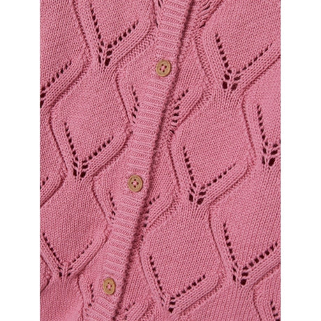 Name it Cashmere Rose Fopolly Strikk Cardigan 2