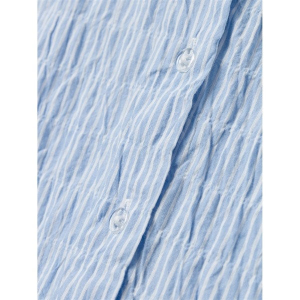 Name it Chambray Blue Dustripes Oversize Skjorte