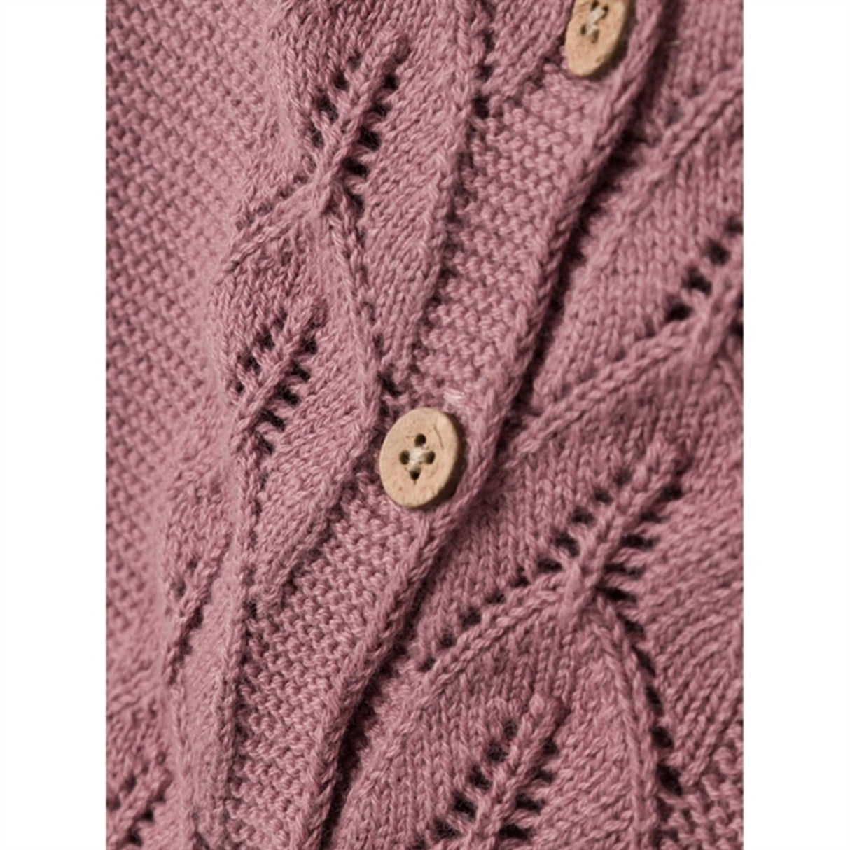 Lil'Atelier Nostalgia Rose Dora 3/4-ærmet Strikk Cardigan 3