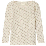 Lil'Atelier Turtledove Rachello Doa Slim Bluse