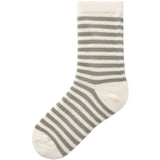 Lil'Atelier Dried Sage Elove Stripe Sokker