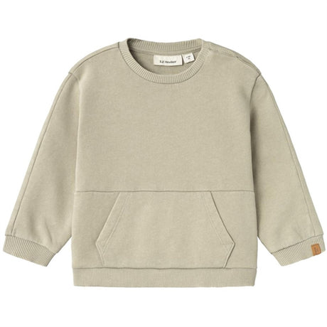 Lil'Atelier Moss Gray Nalf Folo Collegegenser