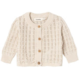 Lil'Atelier Sandshell Fauci Strikk Cardigan